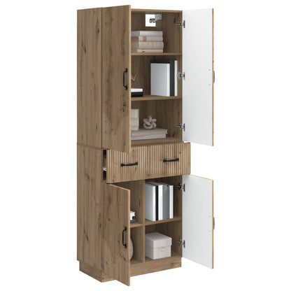 vidaXL Cabinet Set 2 pcs Artisan Oak Engineered Wood