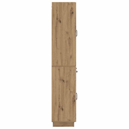 vidaXL Cabinet Set 2 pcs Artisan Oak Engineered Wood