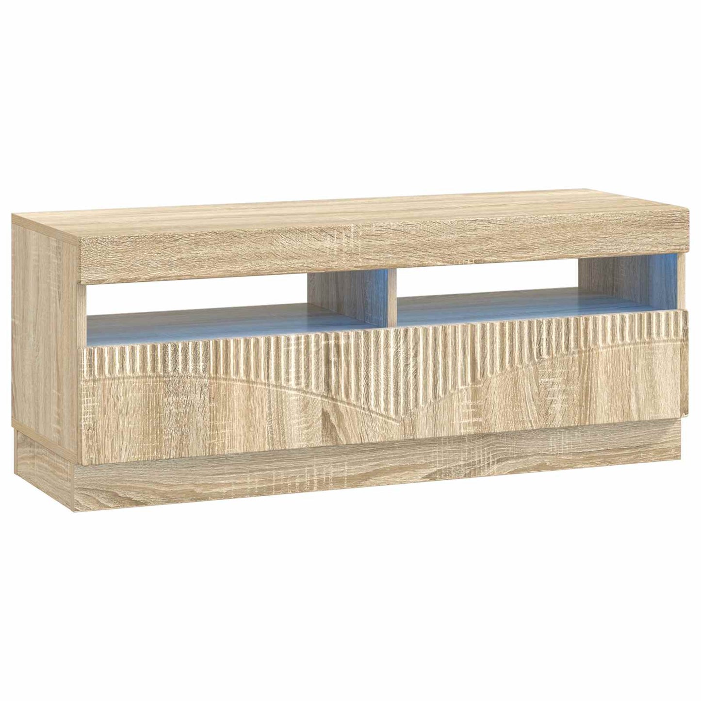 vidaXL 5 Piece LED TV Cabinet Sonoma Oak Engineered Wood
