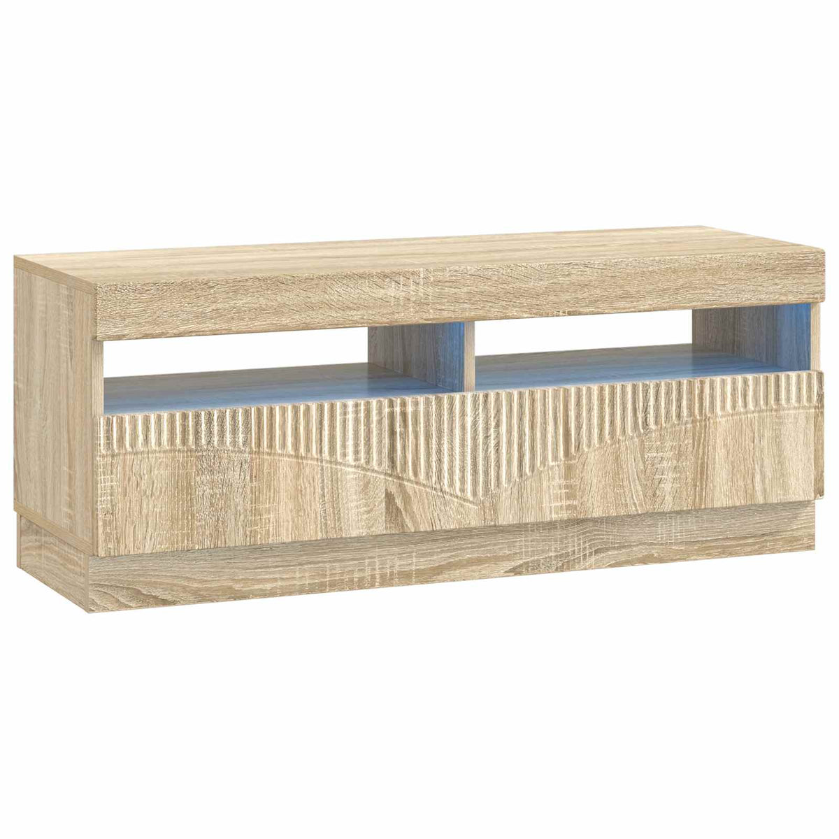 vidaXL LED TV Cabinet HOORN 3 pcs Sonoma Oak Engineered Wood