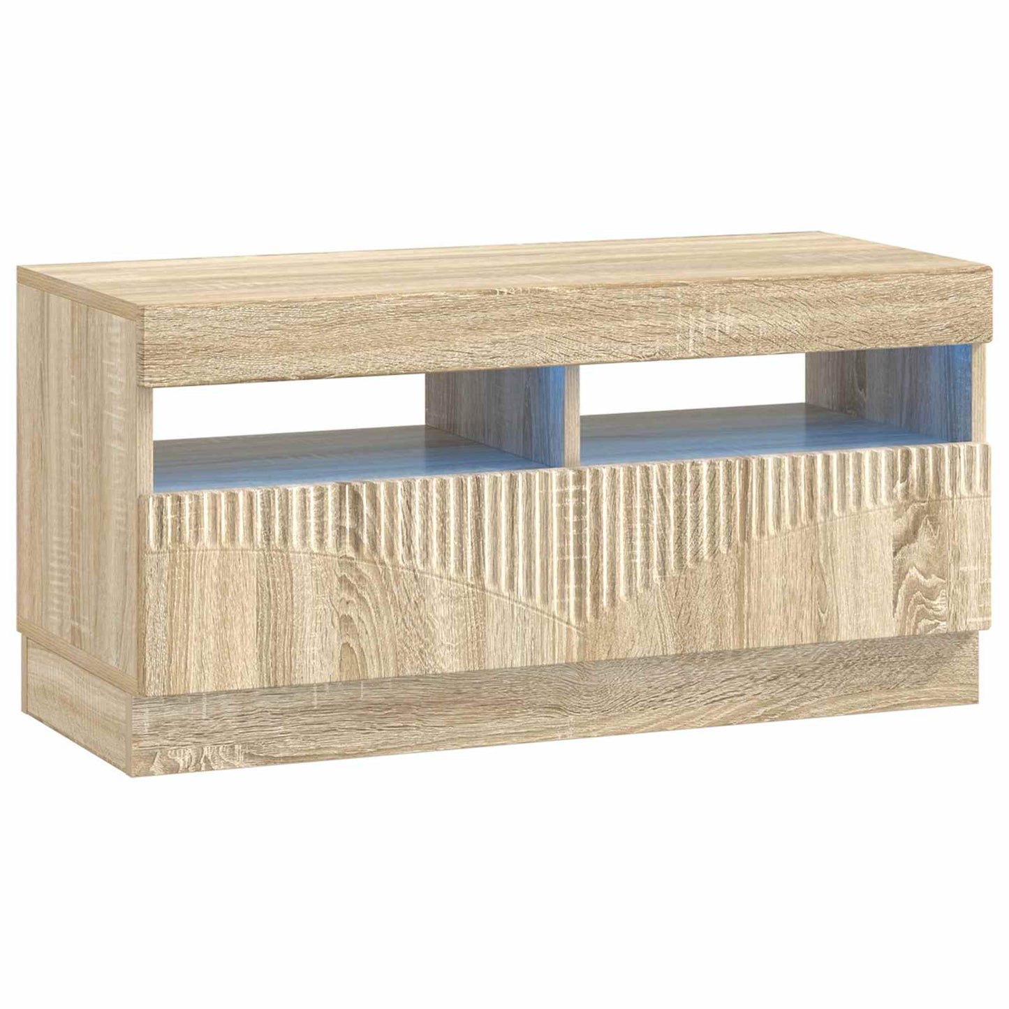 vidaXL 5 Piece LED TV Cabinet Sonoma Oak Engineered Wood