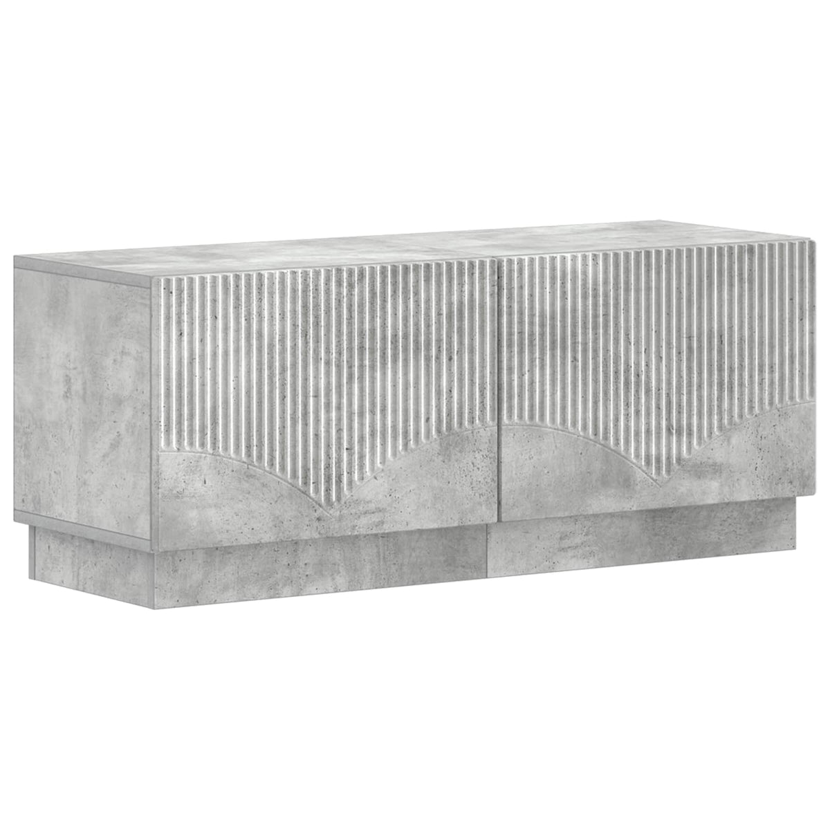 vidaXL LED TV Cabinet HOORN 3 pcs Concrete Grey Engineered Wood