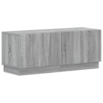 vidaXL 5 Piece LED TV Cabinet Grey Sonoma Engineered Wood