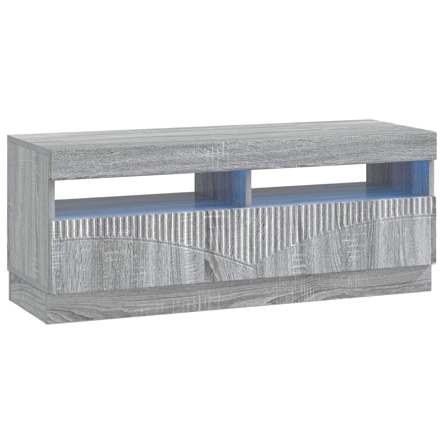 vidaXL 5 Piece LED TV Cabinet Grey Sonoma Engineered Wood