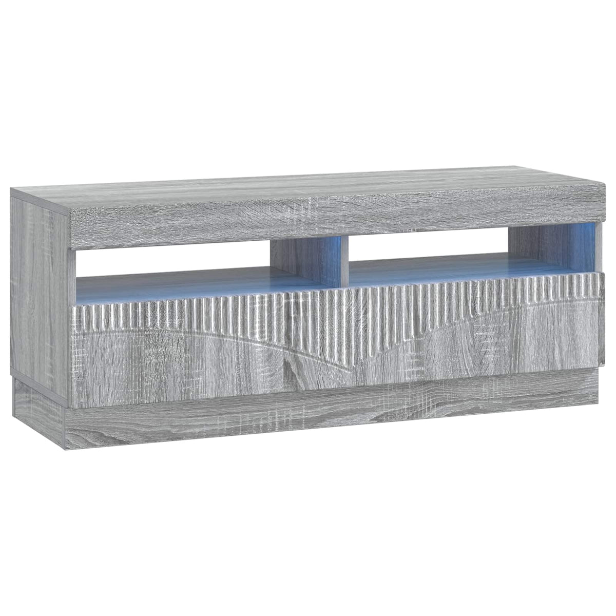 vidaXL LED TV Cabinet HOORN 3 pcs Grey Sonoma Engineered Wood