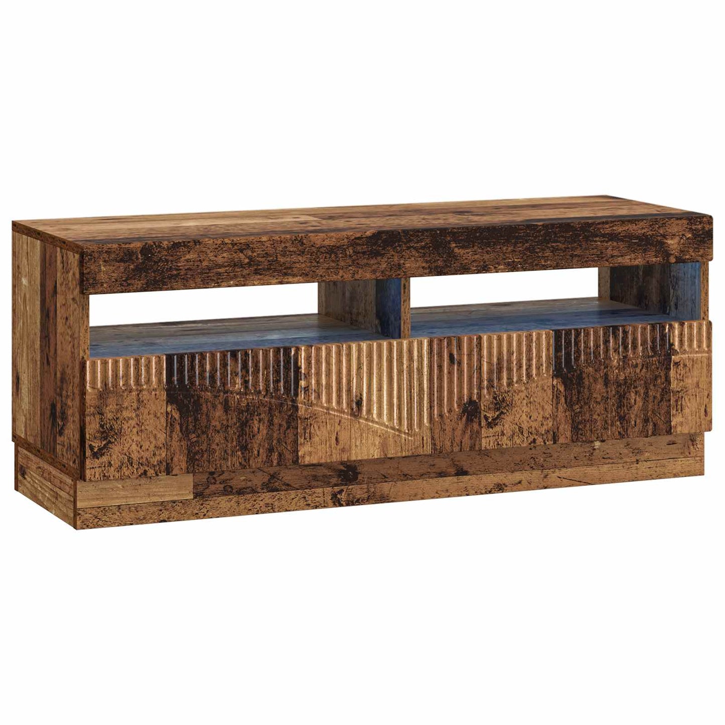 vidaXL 5 Piece LED TV Cabinet Old Wood Engineered Wood