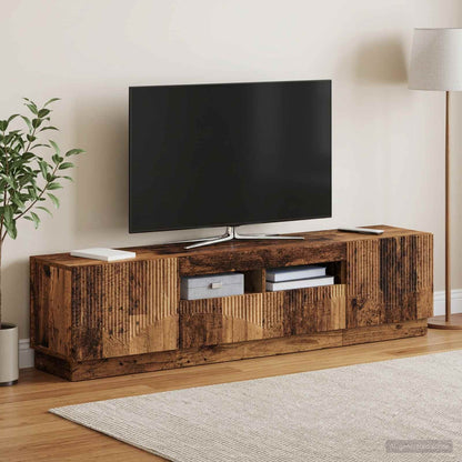 vidaXL LED TV Cabinet HOORN 3 pcs Old Wood Engineered Wood