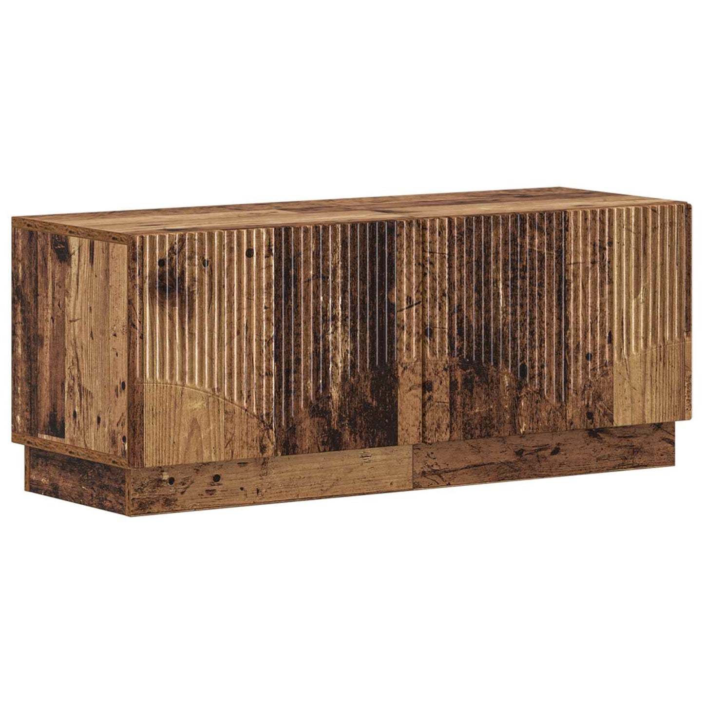 vidaXL 5 Piece LED TV Cabinet Old Wood Engineered Wood