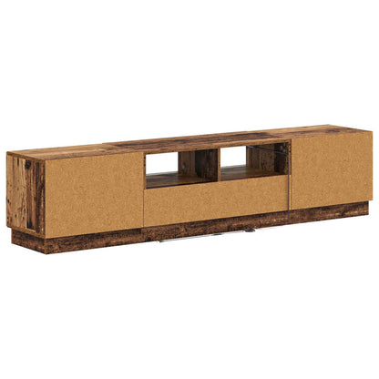 vidaXL 5 Piece LED TV Cabinet Old Wood Engineered Wood