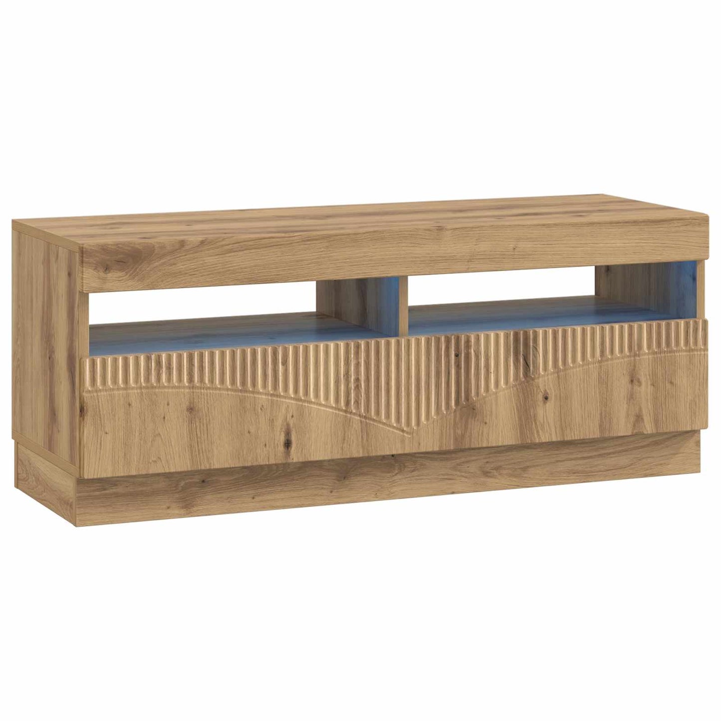 vidaXL 5 Piece LED TV Cabinet Artisan Oak Engineered Wood