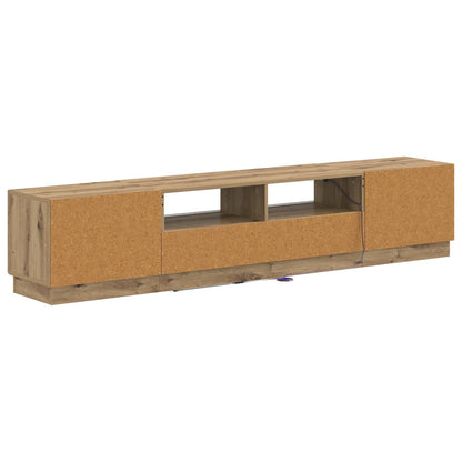vidaXL 5 Piece LED TV Cabinet Artisan Oak Engineered Wood