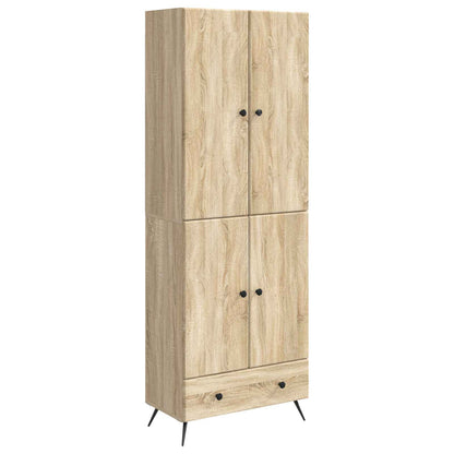 vidaXL Cabinet Set 2 pcs Sonoma Oak Engineered Wood