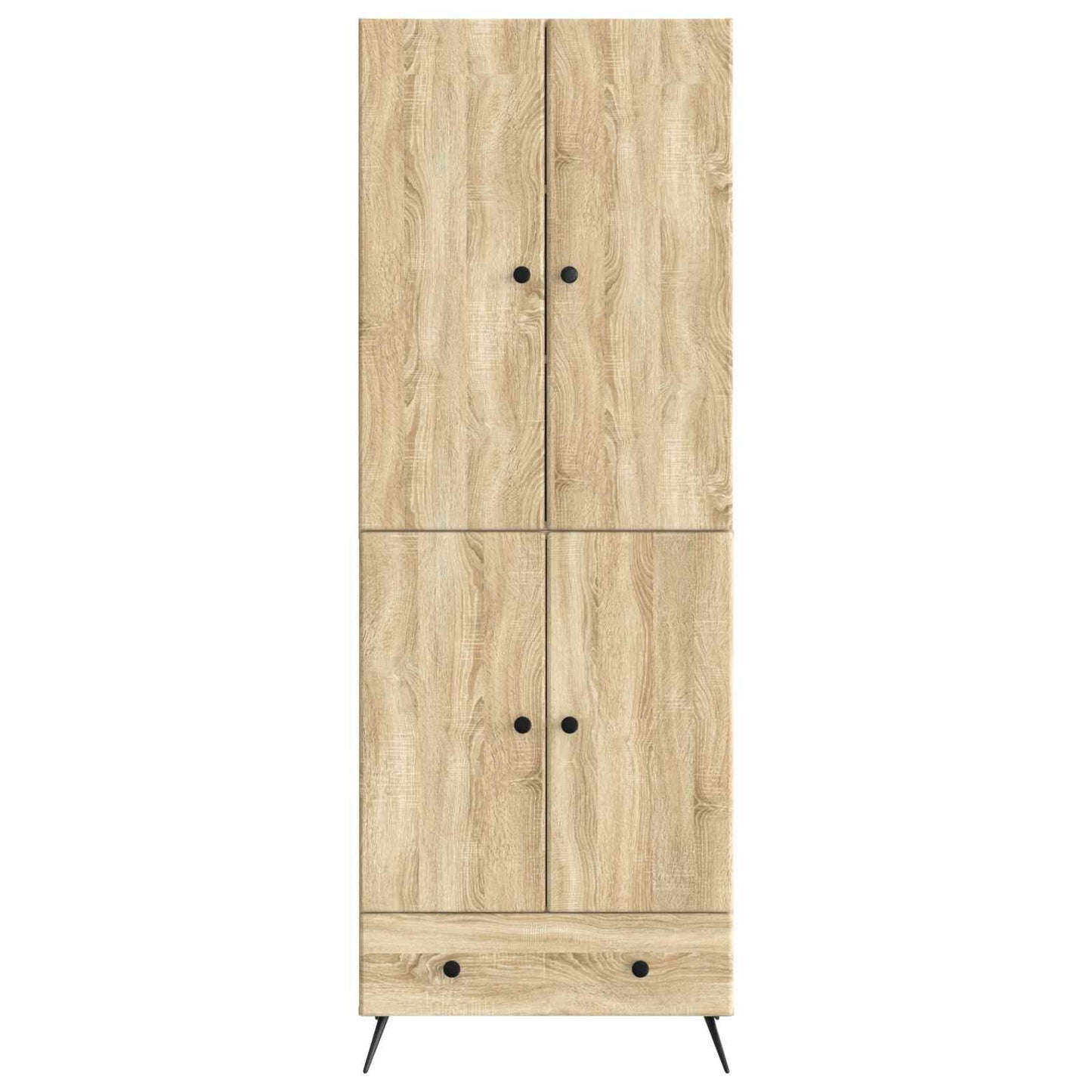 vidaXL Cabinet Set 2 pcs Sonoma Oak Engineered Wood