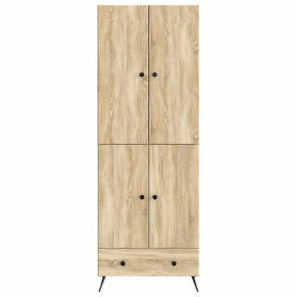 vidaXL Cabinet Set 2 pcs Sonoma Oak Engineered Wood