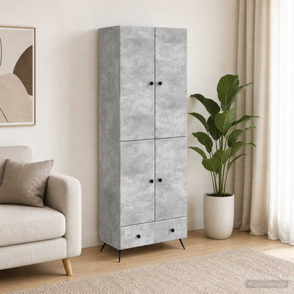 vidaXL Cabinet Set 2 pcs Engineered Wood