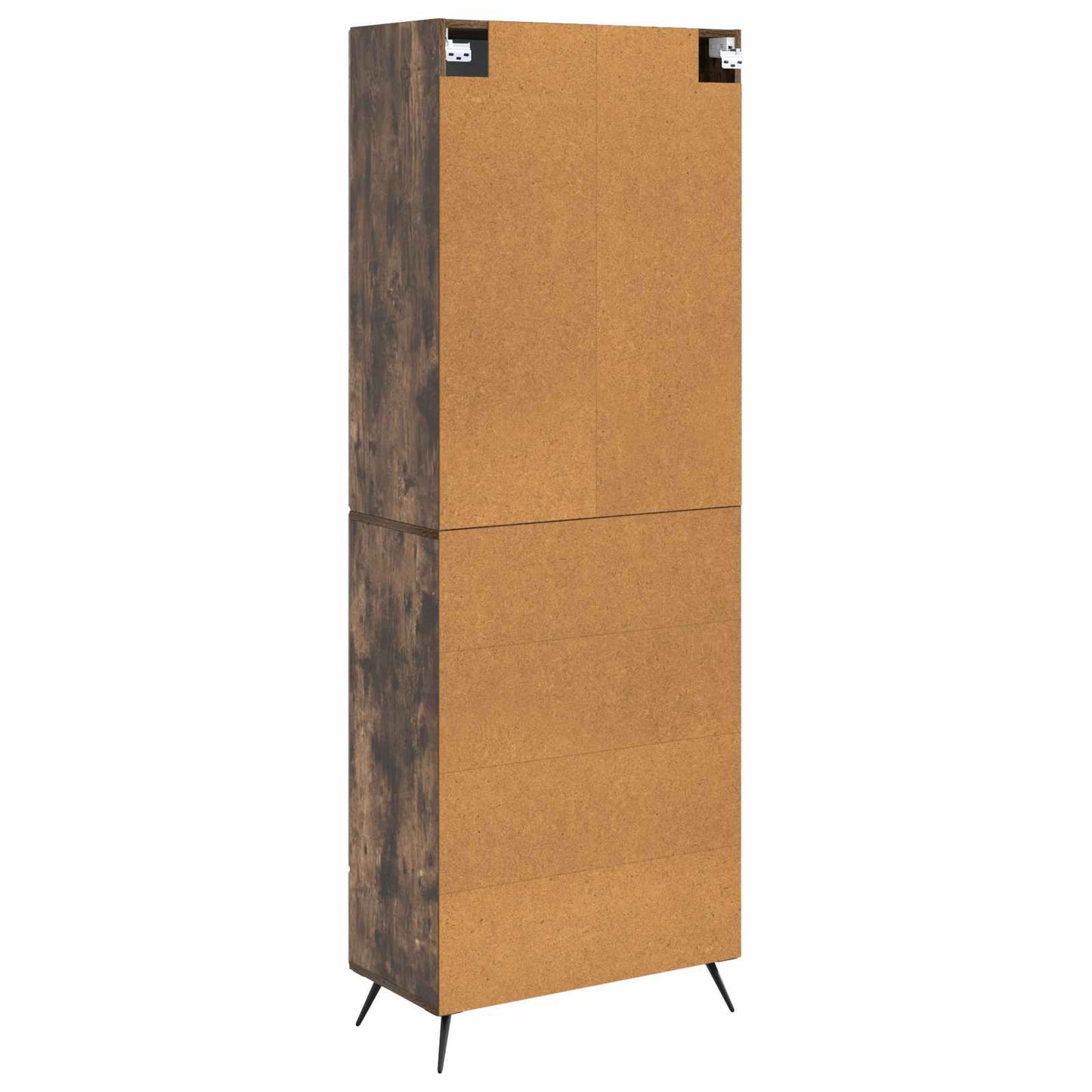 vidaXL Cabinet Set 2 pcs Smoked Oak Engineered Wood