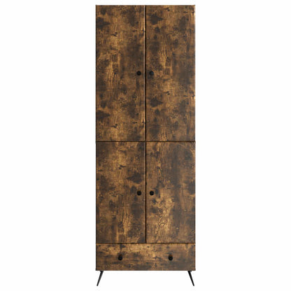 vidaXL Cabinet Set 2 pcs Smoked Oak Engineered Wood