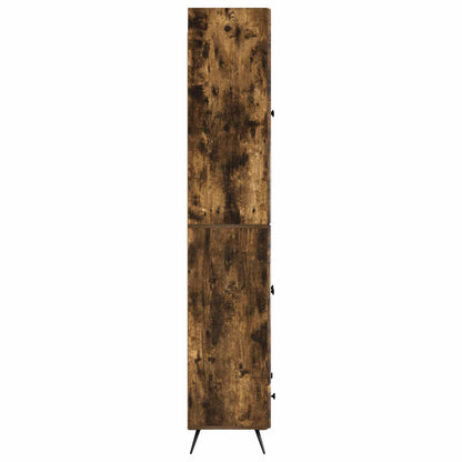 vidaXL Cabinet Set 2 pcs Smoked Oak Engineered Wood