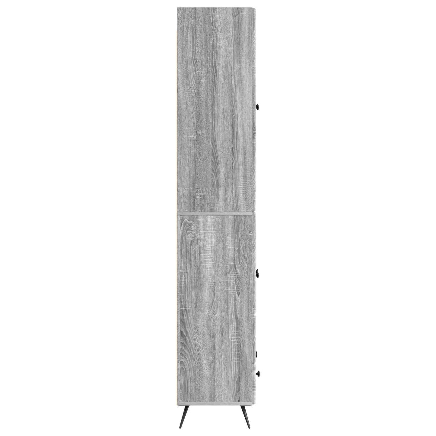 vidaXL Cabinet Set 2 pcs Grey Sonoma Engineered Wood