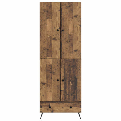 vidaXL Cabinet Set 2 pcs Old Wood Engineered Wood
