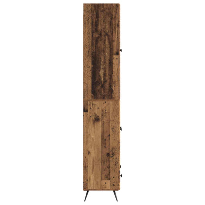 vidaXL Cabinet Set 2 pcs Old Wood Engineered Wood