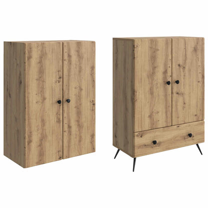 vidaXL Cabinet Set 2 pcs Artisan Oak Engineered Wood