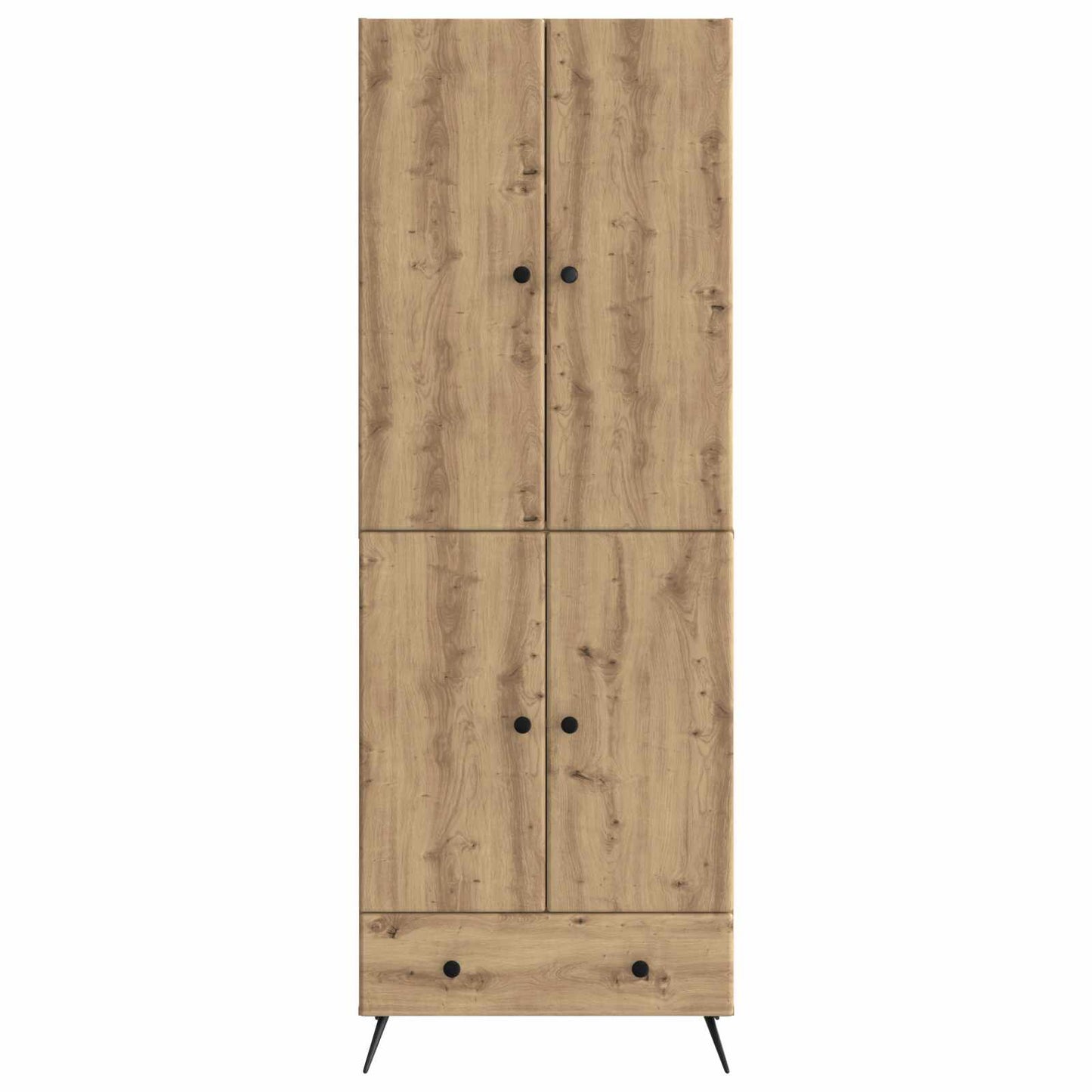 vidaXL Cabinet Set 2 pcs Artisan Oak Engineered Wood
