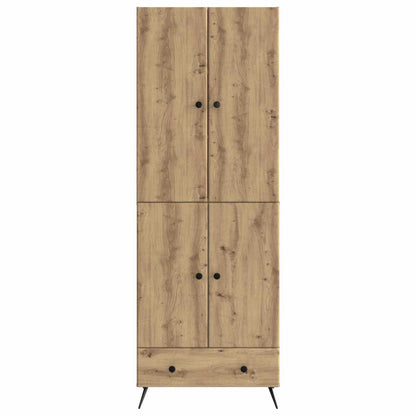vidaXL Cabinet Set 2 pcs Artisan Oak Engineered Wood