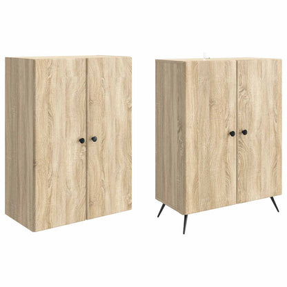 vidaXL Cabinet Set 2 pcs Sonoma Oak Engineered Wood