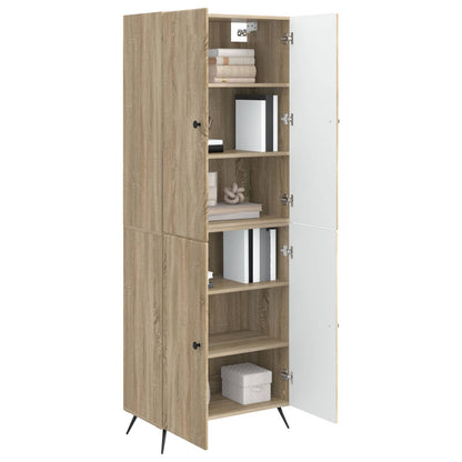 vidaXL Cabinet Set 2 pcs Sonoma Oak Engineered Wood