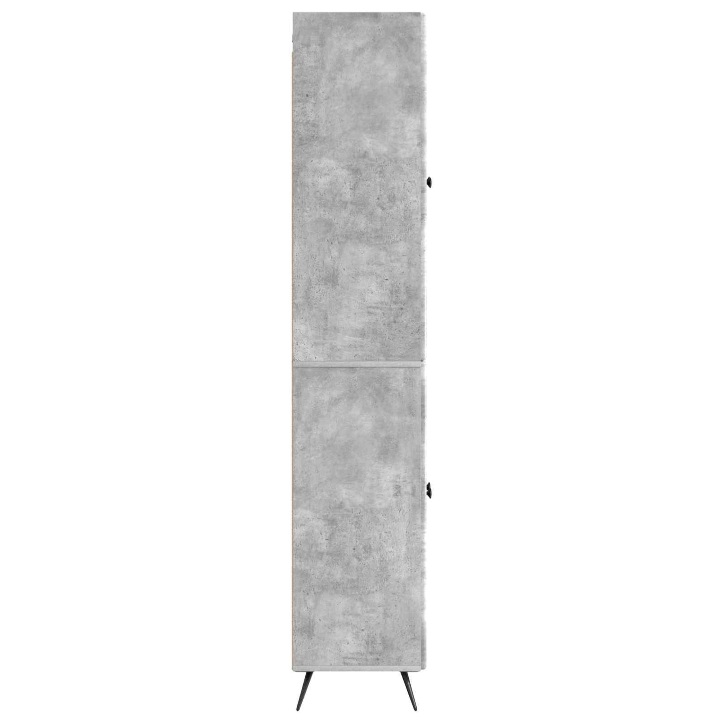 vidaXL Cabinet Set 2 pcs Concrete Grey Engineered Wood