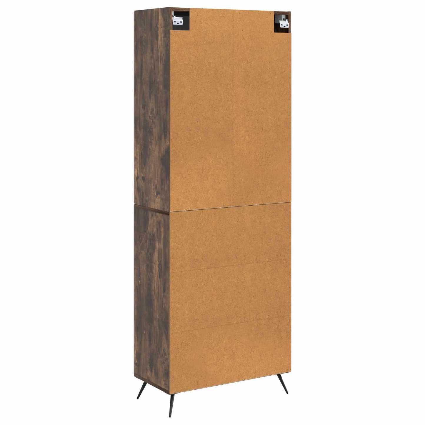 vidaXL Cabinet Set 2 pcs Smoked Oak Engineered Wood