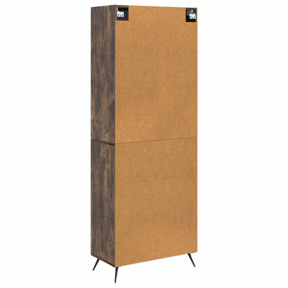 vidaXL Cabinet Set 2 pcs Smoked Oak Engineered Wood