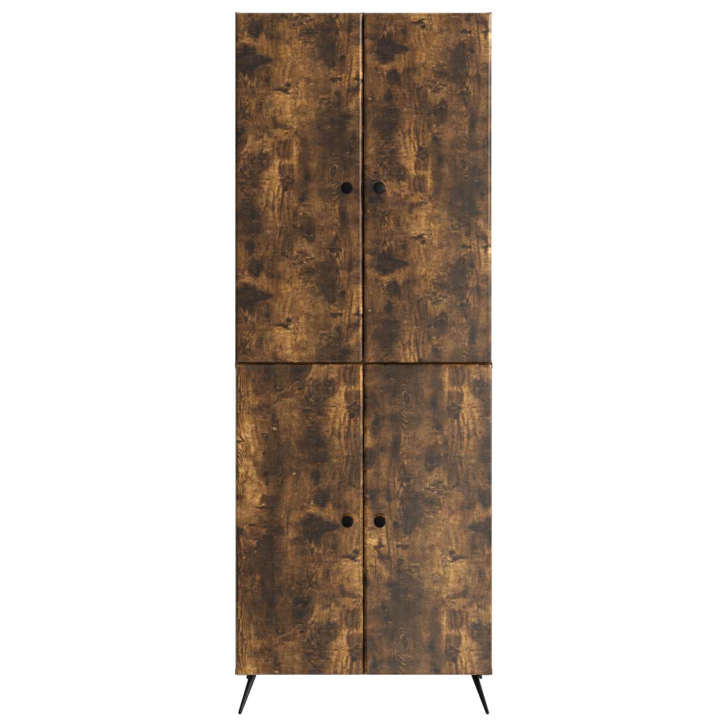 vidaXL Cabinet Set 2 pcs Smoked Oak Engineered Wood
