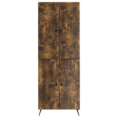 vidaXL Cabinet Set 2 pcs Smoked Oak Engineered Wood