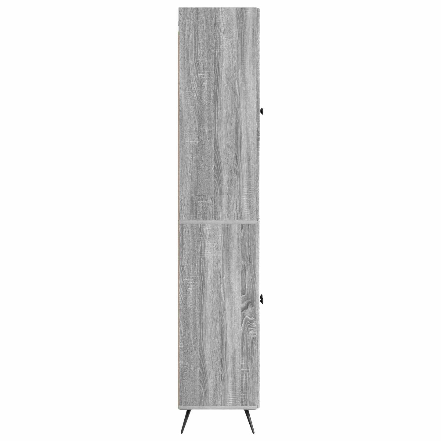 vidaXL Cabinet Set 2 pcs Grey Sonoma Engineered Wood