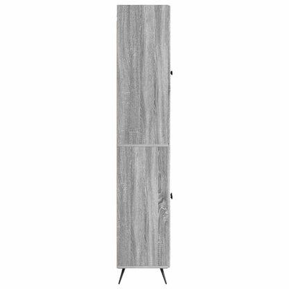 vidaXL Cabinet Set 2 pcs Grey Sonoma Engineered Wood