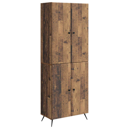 vidaXL Cabinet Set 2 pcs Old Wood Engineered Wood