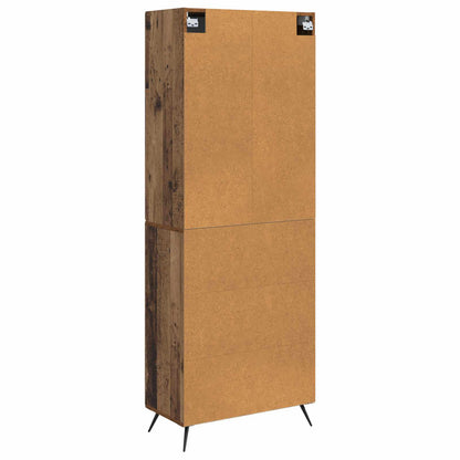 vidaXL Cabinet Set 2 pcs Old Wood Engineered Wood