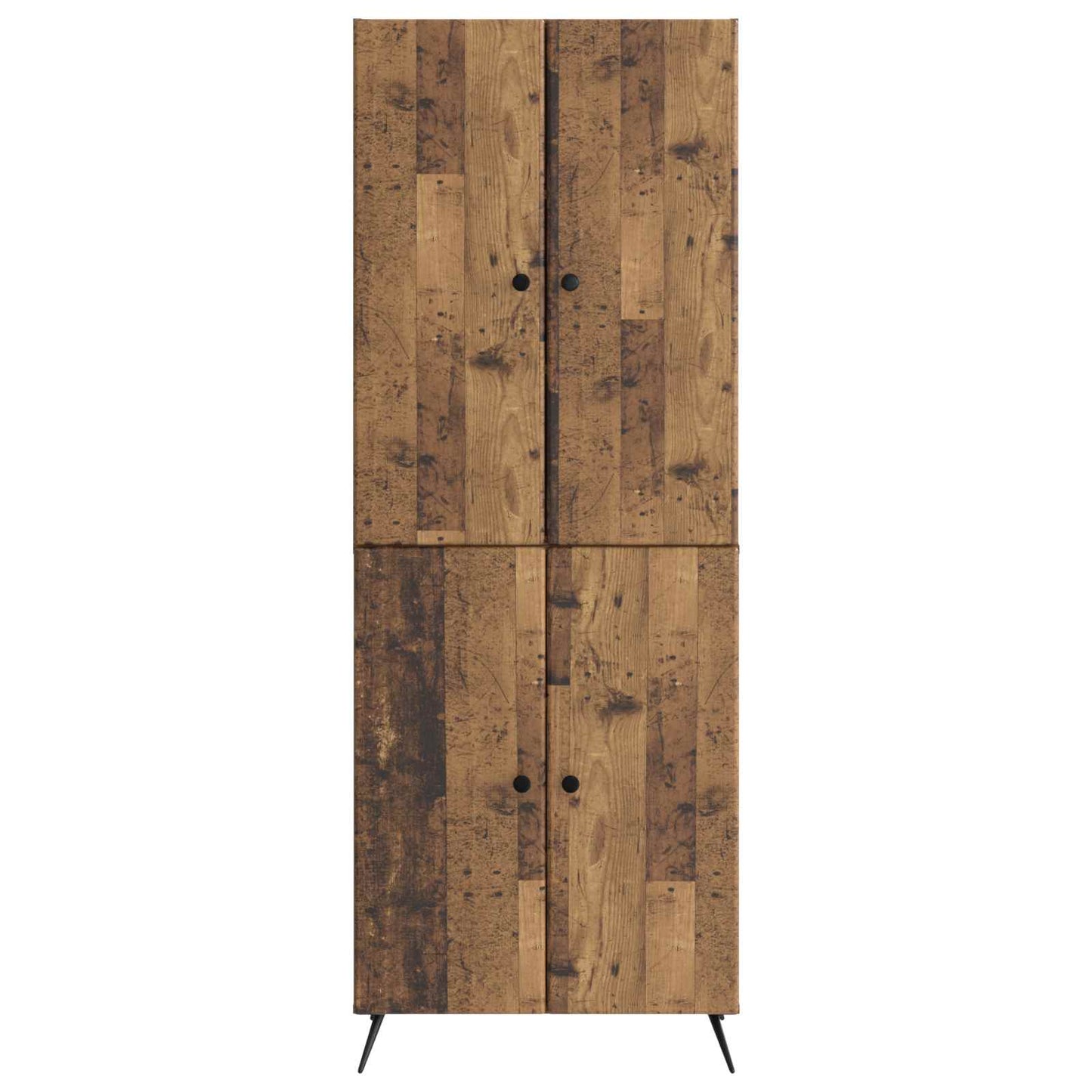 vidaXL Cabinet Set 2 pcs Old Wood Engineered Wood