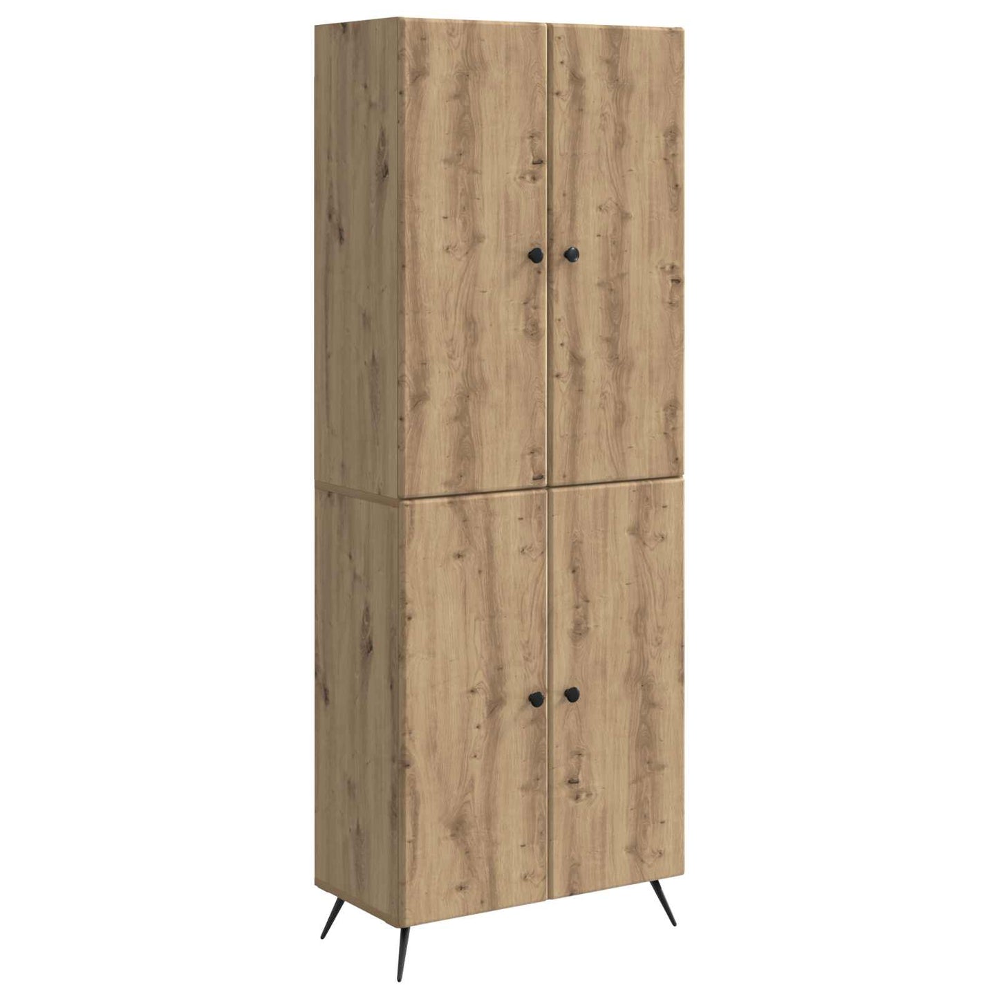 vidaXL Cabinet Set 2 pcs Artisan Oak Engineered Wood