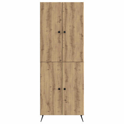 vidaXL Cabinet Set 2 pcs Artisan Oak Engineered Wood