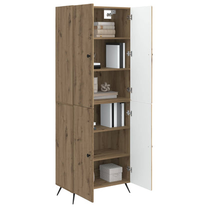 vidaXL Cabinet Set 2 pcs Artisan Oak Engineered Wood