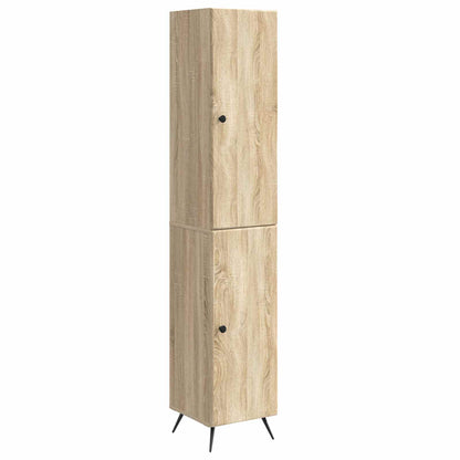 vidaXL Cabinet Set 2 pcs Sonoma Oak Engineered Wood