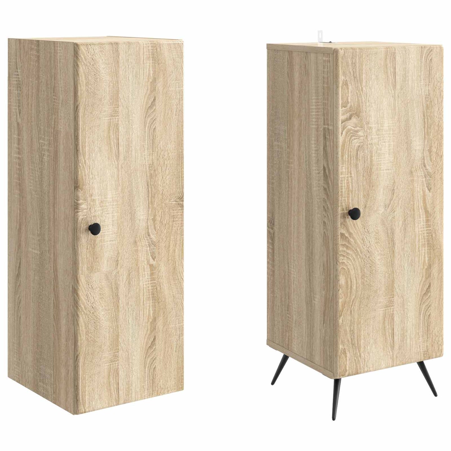vidaXL Cabinet Set 2 pcs Sonoma Oak Engineered Wood