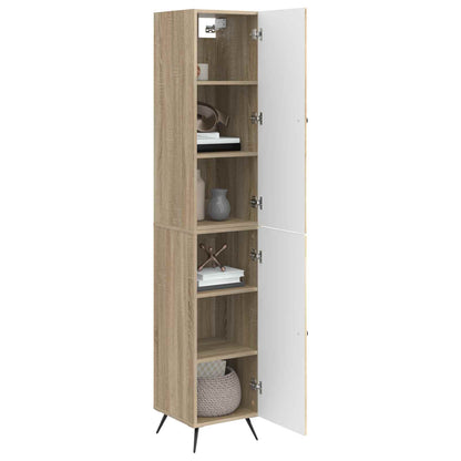 vidaXL Cabinet Set 2 pcs Sonoma Oak Engineered Wood