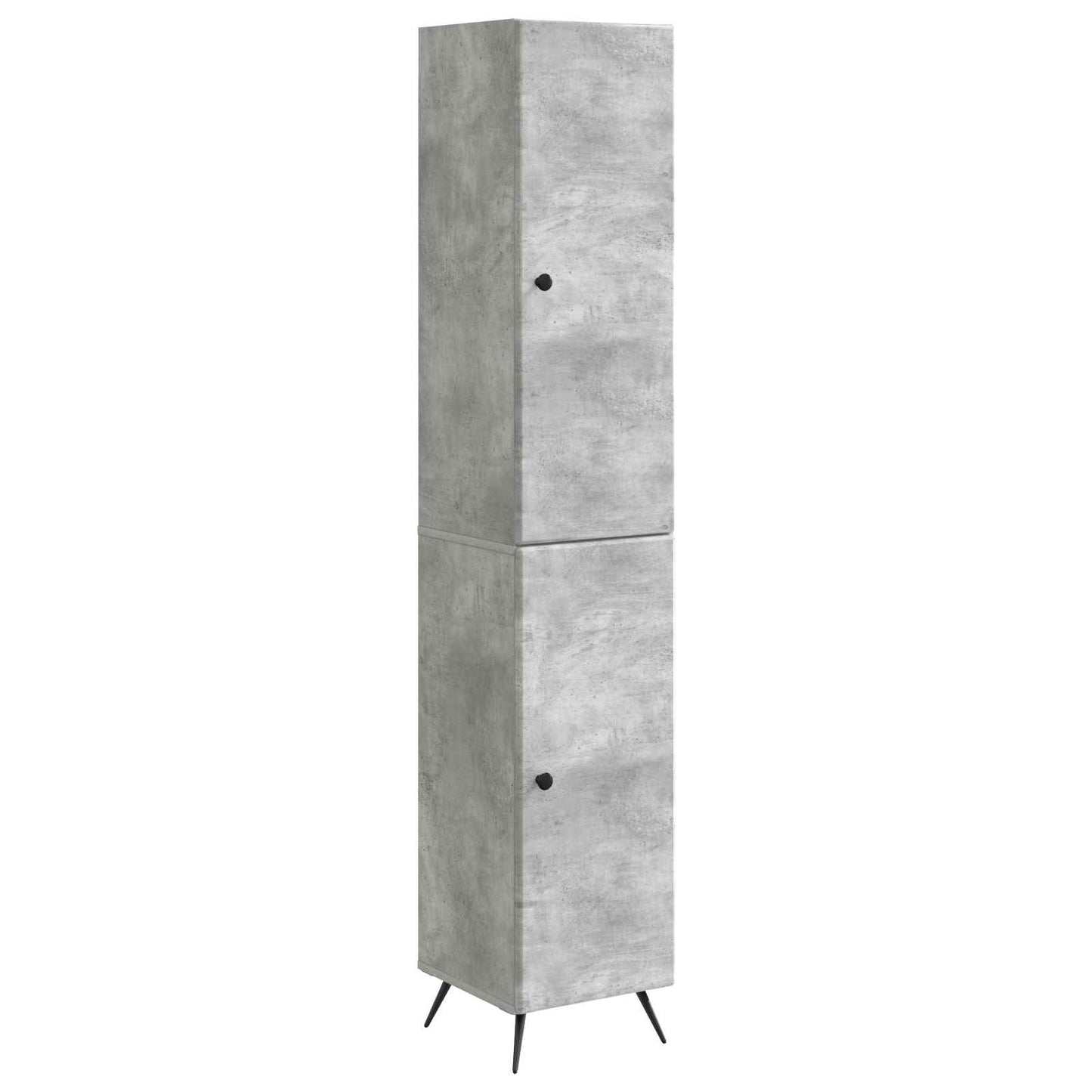 vidaXL Cabinet Set 2 pcs Concrete Grey Engineered Wood