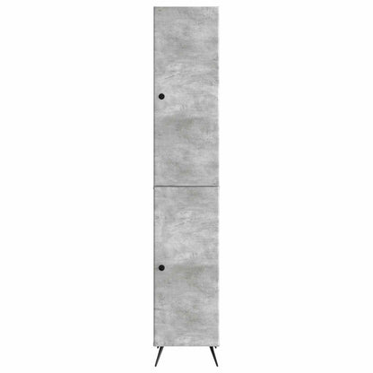 vidaXL Cabinet Set 2 pcs Concrete Grey Engineered Wood