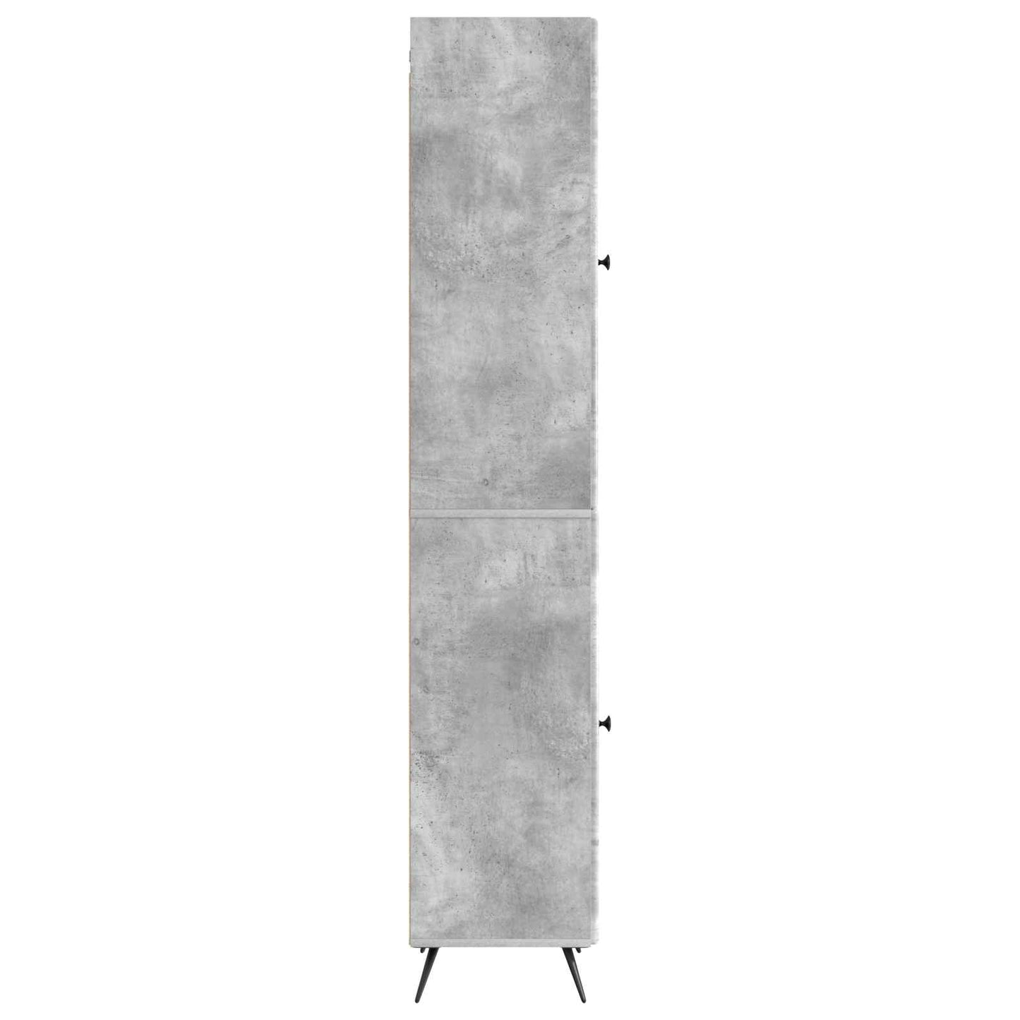 vidaXL Cabinet Set 2 pcs Concrete Grey Engineered Wood