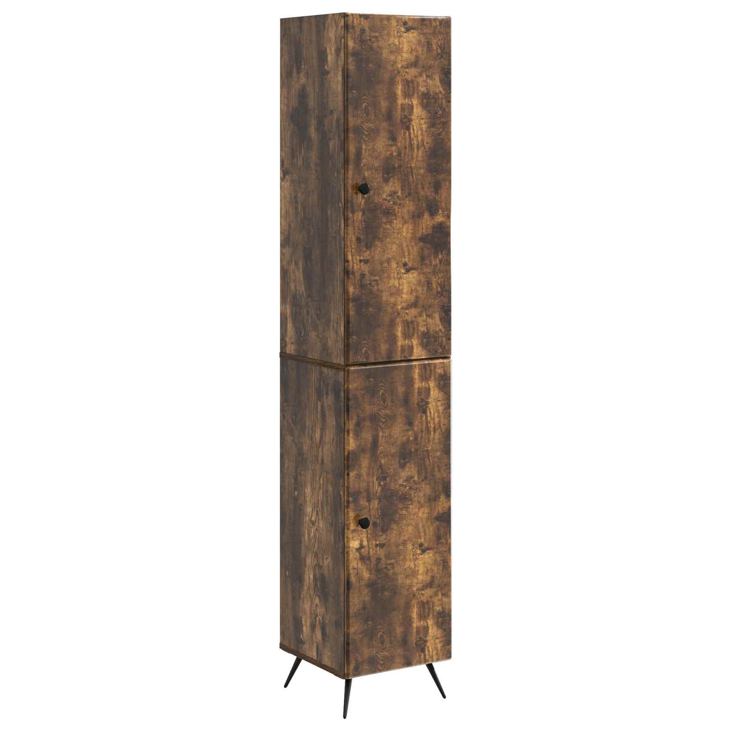 vidaXL Cabinet Set 2 pcs Smoked Oak Engineered Wood